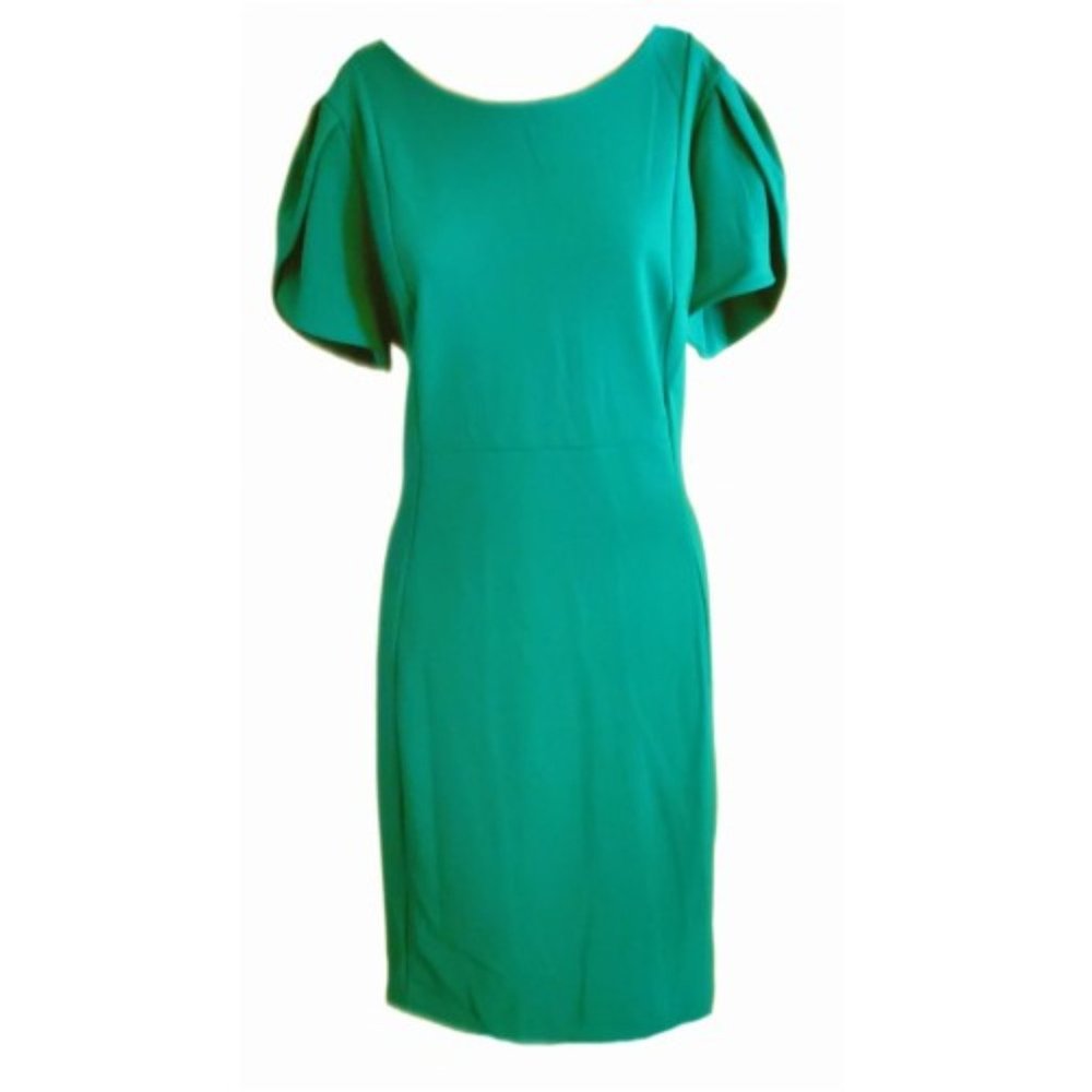 New ALESSANDRA BELLE Green Tulip Sleeve Shift Dress 10 12 14 16 NWT